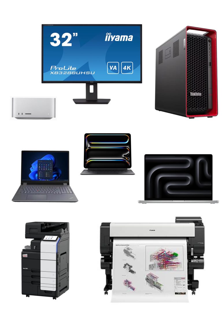 Vente matériel PC Apple optimisé SketchUp VectorWorks Archicad Allplan Rhino Chaos V-Ray Enscape D5 Render